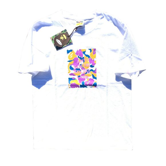BAPE x Anti Social Social Club ASSC Box Logo T-shirt WhiteA Bathing Ape